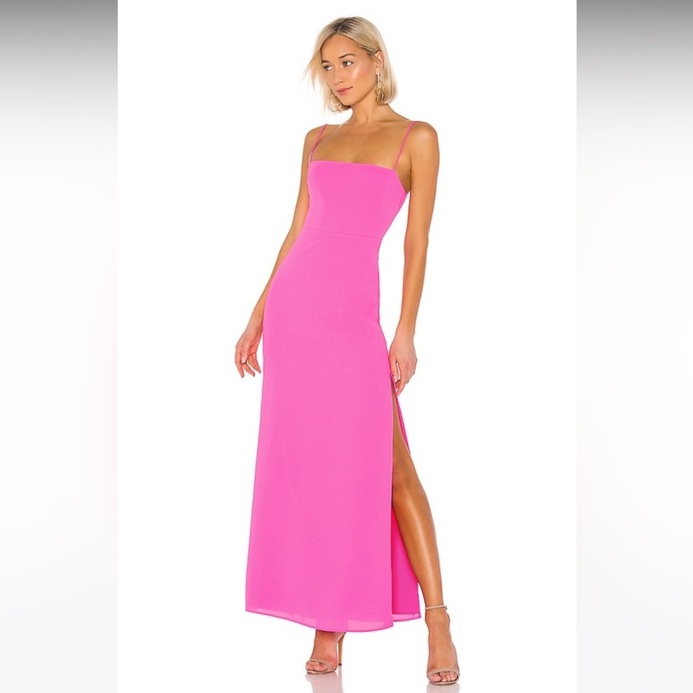 Superdown Addison Maxi Dress in Pink